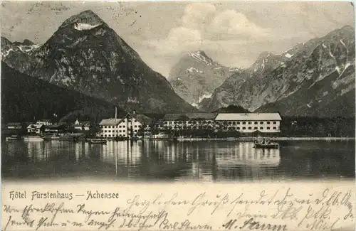 Achensee/Tirol Orte und Umgebung, Achensee, Pertisau, Hotel Fürstenhaus -324774