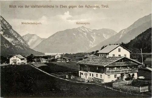 Achensee - Blick von der Wallfahrtskirche eben gegen den Achensee -325708