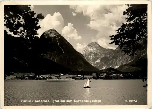 Achensee, Pertisau, mit dem Karwendelgebirge -324980