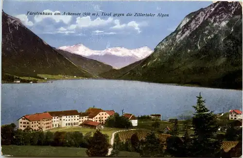 Achensee, Pertisau , Fürstenhaus gegen die Zillertaler Alpen -324850