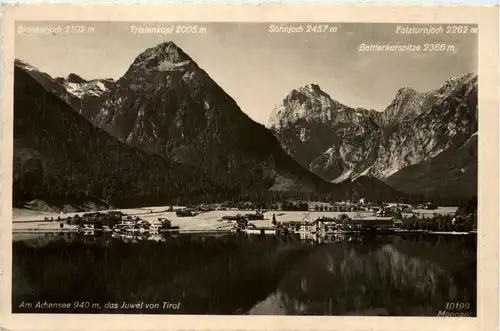 Achensee/Tirol, Orte und Umgebung - Achensee, div.Berge -324306