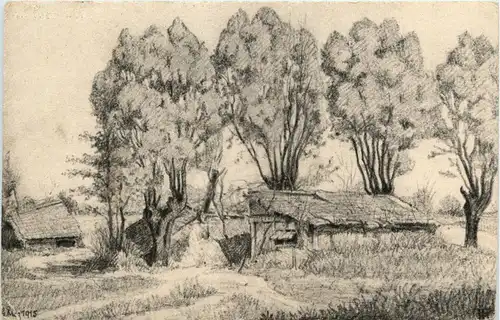 Mannschafts Unterstände - Feldpost KB Reservedivision -279438