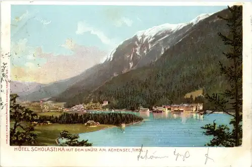 Achensee/Tirol und Umgebung - Hotel Scholastika mit dem Unütz -325702