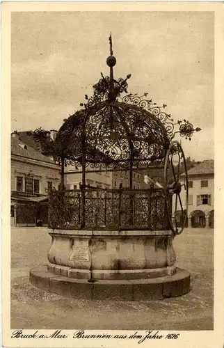 Bruck a.d. Mur/Steiermark - Brunnen aus dem Jahre 1525 -325420