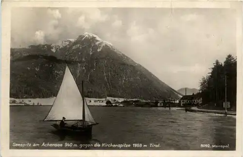 Achensee/Tirol und Umgebung - Seespitz gegen die kirchenspitze -325838