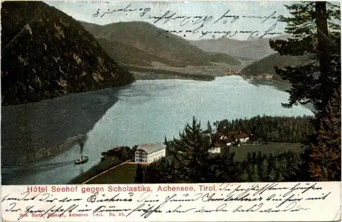 Achensee/Tirol und Umgebung - Hotel Seehof gegen Scholastika -325866