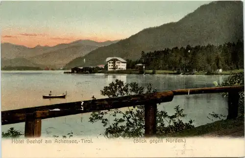 Achensee/Tirol und Umgebung - Hotel Seehof - Blick gegen Norden -325734