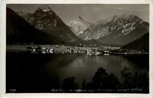 Achensee, Pertisau gegen Falzturntal und Sonnjoch -324806