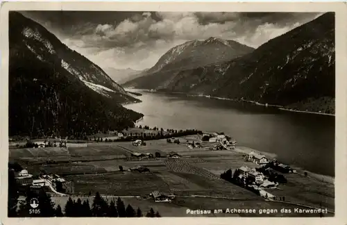 Achensee, Pertisau gegen das Karwendel -324826