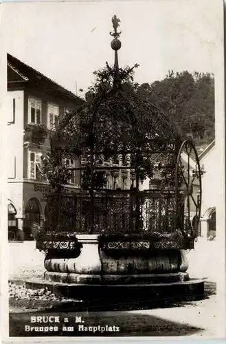 Bruck a.d.Mur/Steiermark - Brunnen am Hauptplatz -325066