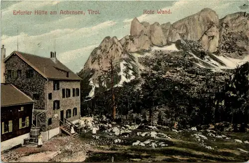 Achensee/Tirol und Umgebung - Erfurter Hütte am Achensee - Rote Wand -325904