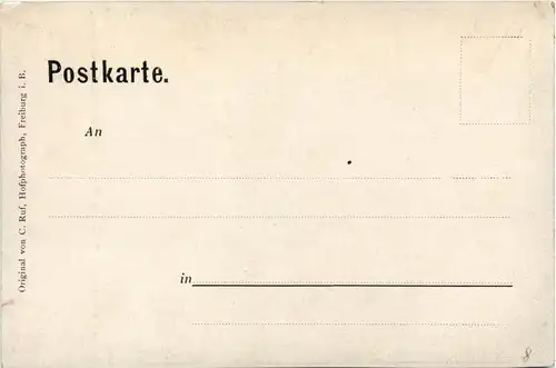 Glottertähler aus dem Glotterthal Amt Waldkirch - Badische Volkstrachten -280314