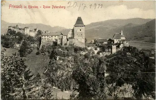 Friesach in Kärnten - ruine Petersberg -280416