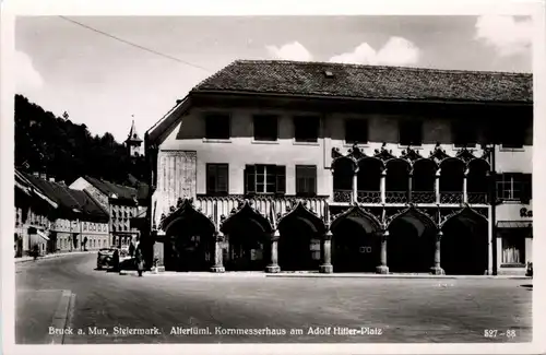 Bruck a.d. Mur - Altertüml. Kornmesserhaus am Adolf Hitler-Platz -326456