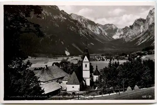 Tragöss-Oberort/Steiermark und Umgebung - Motiv mit Pfarrkirche -326668