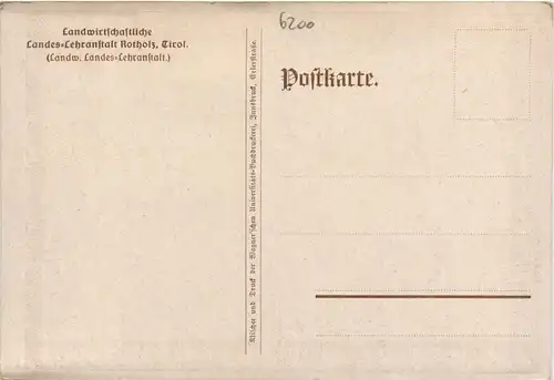 Rotholz, Landeswirtschaftliche Landeslehranstalt -326412