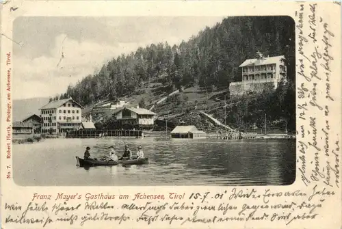 Achensee/Tirol und Umgebung - Franz Mayers Gasthaus am Achensee -326876