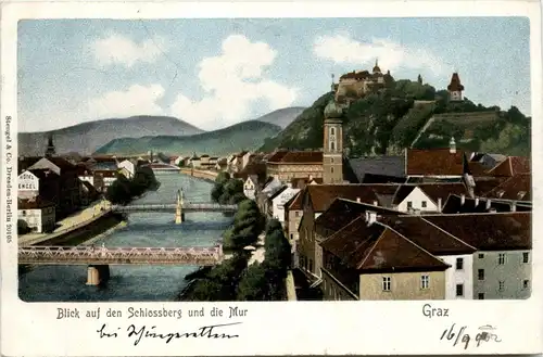 Blick auf den Schlossberg Graz -291334