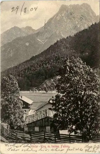 Achensee/Tirol und Umgebung - Hinterriss mit den beiden Falken -326978