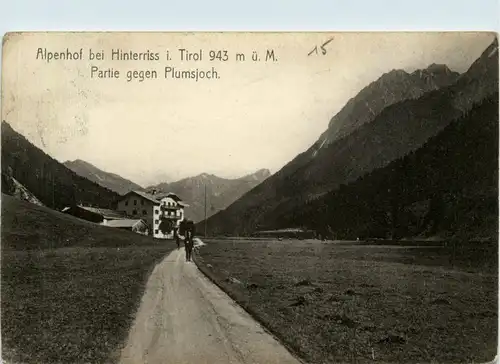 Alpenhof bei Hinterriss - Partie gegen Plumsjoch -326972