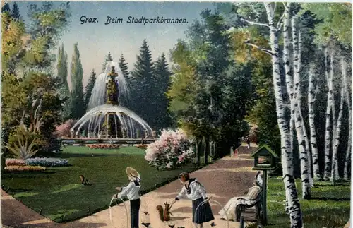 Beim Stadtparkbrunnen - Graz -291300