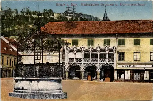 Bruck a.d. Mur/Steiermark - Kornmesserhaus und Historischer Brunnen -326576