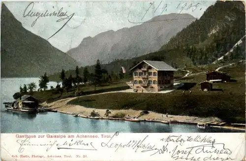 Achensee/Tirol und Umgebung - Gasthaus zur Gaisalpe am Achensee -326864