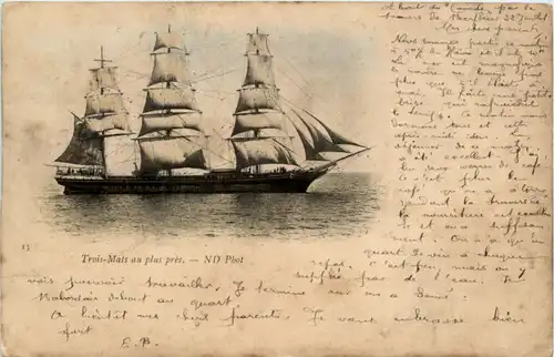 Trois Mats au plus pres -220474