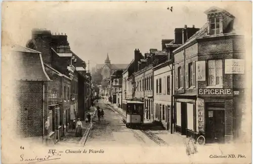 Eu - Chaussee de Picardie - Tramway -220538