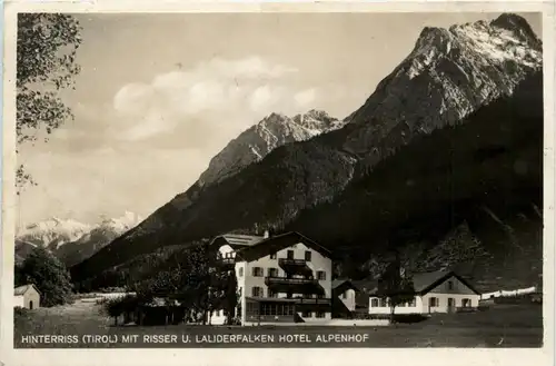 Hinterriss mit Risser und Laliderfalken - Hotel Alpenhof -326966