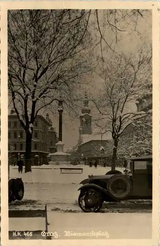 Bismarckplatz im Winter Graz -291576