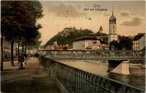 Mur mit Schlossberg - Graz -292134