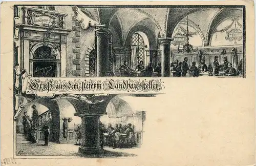 Gruss aus dem steierm. Landhauskeller - Graz -291750