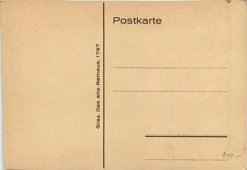 Das Rathaus im Jahre 1797 - Graz -291480