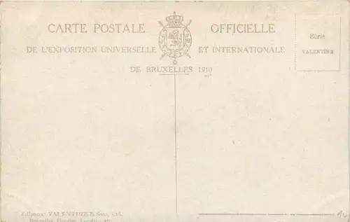 Exposition de Bruxelles 1910 -292978