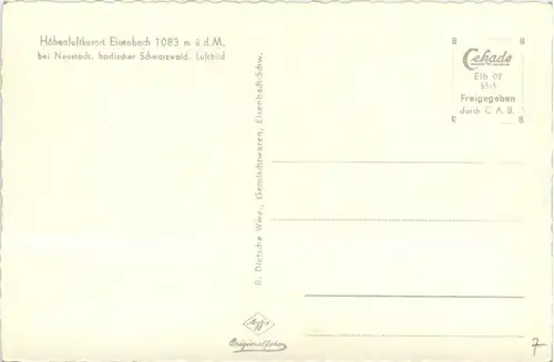 Eisenbach bei Neustadt Schwarzwald -293254