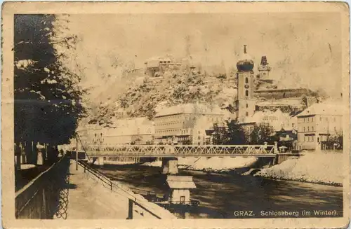 Schlossberg im Winter - Graz -291376