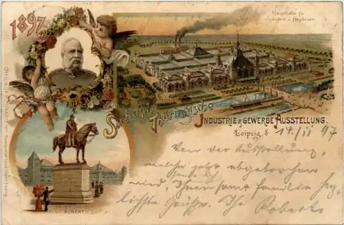 Leipzig- Industrie und Gewerbe Ausstellung 1897 - Litho -222170