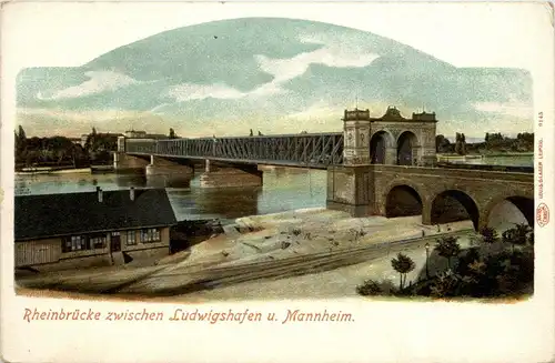 Ludwigshafen - Rheinbrücke Mannheinm -292854