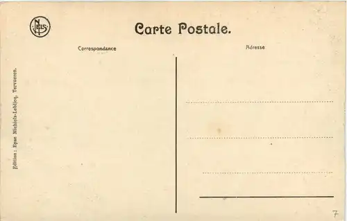 Tervueren - Bucherons au repos au fond du parc -293116