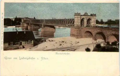 Gruss aus Ludwigshafen - Rheinbrücke -292850