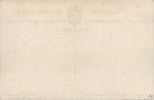 Exposition de Bruxelles 1910 -292990