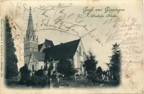 Gruss aus Göppingen - Oberhofer Kirche -293544