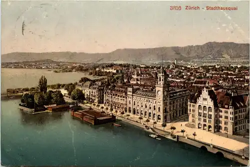 Zürich - Stadthausquai -293884