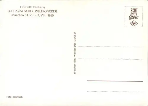 München Eucharistischer Weltkongress 1960 -294652