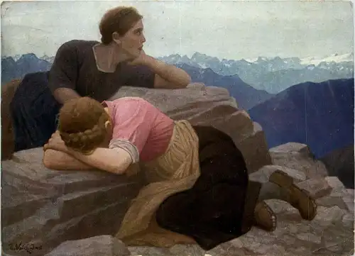 Verlorene Heimat - Süd Tirol - Künstlerkarte Walch -294692