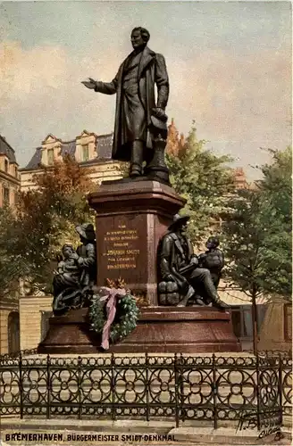 Bremerhaven - Bürgermeister Smidt Denkmal -293926