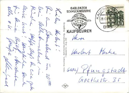 Gruss aus der Fuggerstadt Augsburg -294630