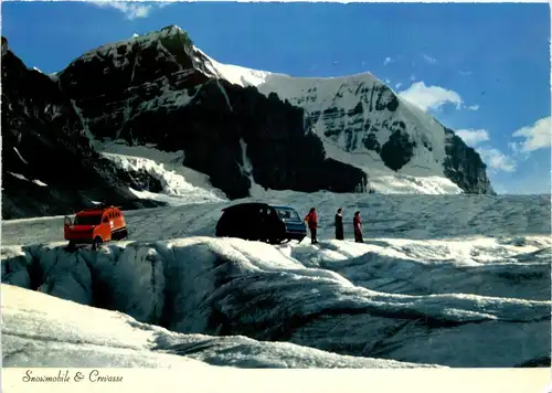 Snowmobile Crevasse Athabaska Glacier Canada -294508