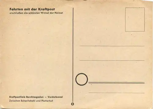 Kraftpostlinie Berchtesgaden Vorderbrand -294524